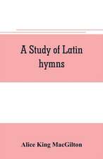 A study of Latin hymns