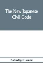 The new Japanese civil code