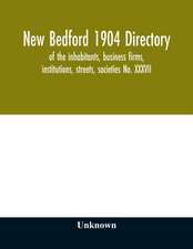 New Bedford 1904 directory