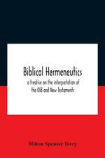 Biblical Hermeneutics