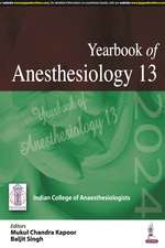 Yearbook of Anesthesiology: 13