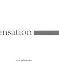 Sense and Sensation