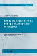 Reality and Negation - Kant's Principle of Anticipations of Perception