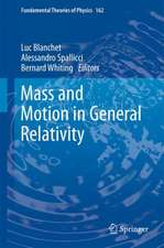 Mass and Motion in General Relativity