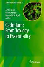 Cadmium: From Toxicity to Essentiality