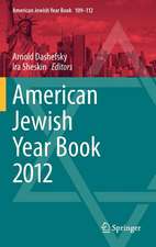 American Jewish Year Book 2012