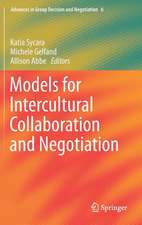 Models for Intercultural Collaboration and Negotiation