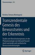 Transzendentale Genesis des Bewusstseins und der Erkenntnis: Studie zum Konstitutionsprozess in der Phänomenologie von Edmund Husserl durch wertende und synthetische Bewusstseinsleistungen