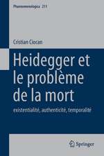 Heidegger et le problème de la mort: existentialité, authenticité, temporalité