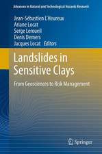 Landslides in Sensitive Clays: From Geosciences to Risk Management