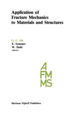 Application of Fracture Mechanics to Materials and Structures: Proceedings of the International Conference on Application of Fracture Mechanics to Materials and Structures, held at the Hotel Kolpinghaus, Freiburg, F.R.G., June 20–24, 1983