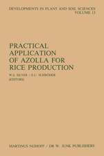 Practical Application of Azolla for Rice Production: Proceedings of an International Workshop, Mayaguez, Puerto Rico, November 17–19, 1982