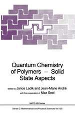 Quantum Chemistry of Polymers — Solid State Aspects