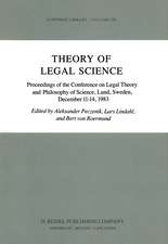 Theory of Legal Science: Proceedings of the Conference on Legal Theory and Philosopy of Science Lund, Sweden, December 11–14, 1983