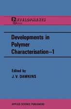 Developments in Polymer Characterisation—1