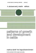 Patterns of Growth and Development in Cattle: A Seminar in the EEC Programme of Coordination of Research on Beef Production held at Ghent, October 11–13, 1977