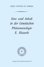 Sinn und Inhalt in der Genetischen Phänomenologie E. Husserls