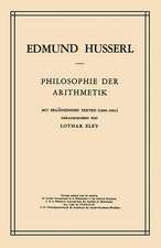 Philosophie der Arithmetik: Mit Ergänzenden Texten (1890–1901)