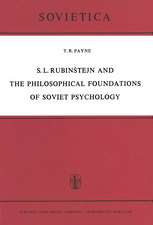 S. L. Rubinštejn and the Philosophical Foundations of Soviet Psychology