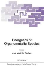 Energetics of Organometallic Species