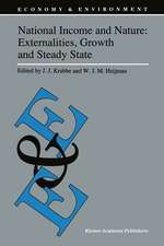 National Income and Nature: Externalities, Growth and Steady State