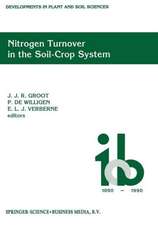 Nitrogen Turnover in the Soil-Crop System: Modelling of Biological Transformations, Transport of Nitrogen and Nitrogen Use Efficiency. Proceedings of a Workshop help at the Institute for Soil Fertility Research, Haren, The Netherlands, 5–6 June 1990