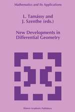 New Developments in Differential Geometry: Proceedings of the Colloquium on Differential Geometry, Debrecen, Hungary,July 26–30, 1994