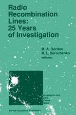 Radio Recombination Lines: 25 Years of Investigation: Proceeding of the 125th Colloquium of the International Astronomical Union, Held in Puschino, U.S.S.R., September 11–16, 1989