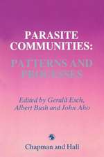 Parasite Communities: Patterns and Processes