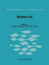 Rotifera VII: Proceedings of the Seventh Rofifer Symposium, held in Miko?ajki, Poland, 6–11 June 1994