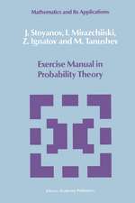 Exercise Manual in Probability Theory