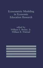 Econometric Modeling in Economic Education Research