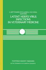 Latent Herpes Virus Infections in Veterinary Medicine: A Seminar in the CEC Programme of Coordination of Research on Animal Pathology, held at Tübingen, Federal Republic of Germany, September 21–24, 1982