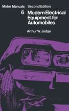 Modern Electrical Equipment for Automobiles: Motor Manuals Volume Six