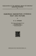 European Emigration Overseas Past and Future