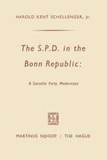 The SPD in the Bonn Republic: A Socialist Party Modernizes