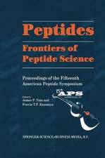 Peptides: Frontiers of Peptide Science