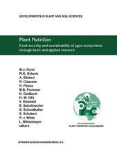 Plant Nutrition: Food security and sustainability of agro-ecosystems through basic and applied research