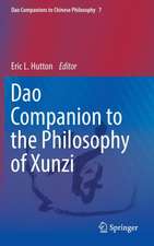 Dao Companion to the Philosophy of Xunzi