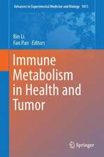 Immune Metabolism in Health and Tumor