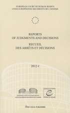 Reports of Judgments and Decisions / Recueil Des Arrets Et Decisions Vol. 2012-I