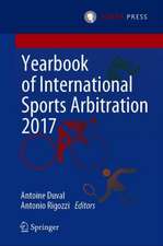 Yearbook of International Sports Arbitration 2017