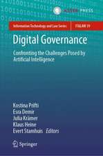 Digital Governance: Confronting the Challenges Posed by Artificial Intelligence