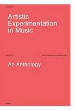 Artistic Experimentation in Music