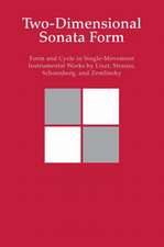 Two-Dimensional Sonata Form