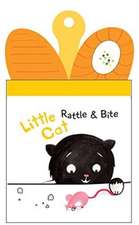 RATTLE TEETHER BK LITTLE CAT