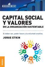 Capital Social y Valores En La Organizacion Sustentable