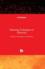 Sintering Techniques of Materials