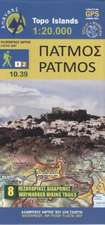 Patmos 1 : 25 000 Island Map