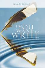 If You Want to Write